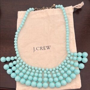 J. Crew Turquoise Beaded Necklace